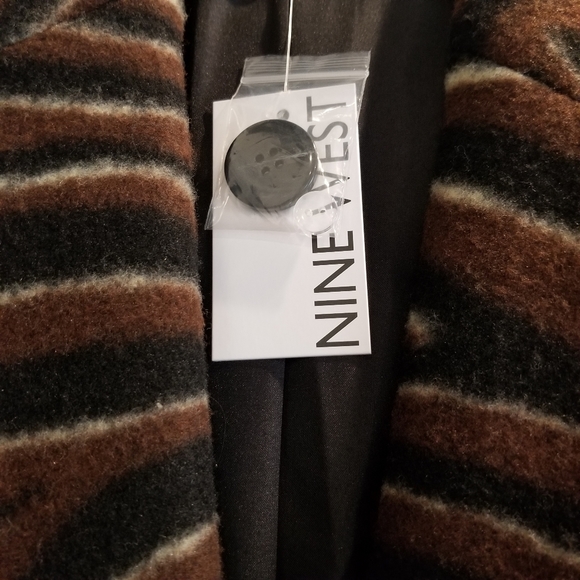1 DAY SALE NEW NINE WEST Animal Print Coat LAST ONE - Picture 7 of 9